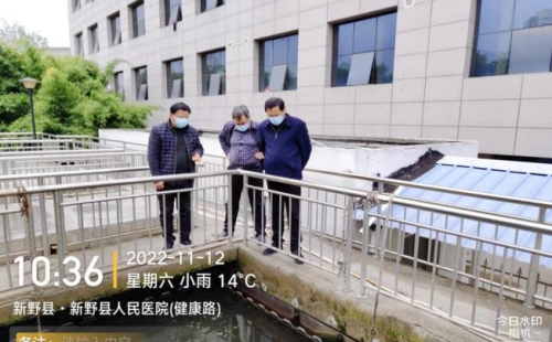 河南南陽新野持續加強涉疫污水處理管理